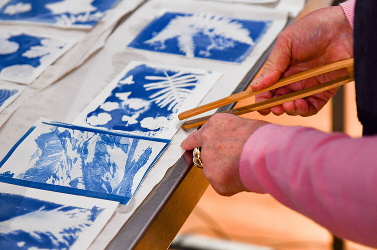 Atelier cyanotype