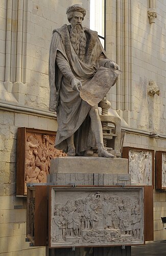 Le monument à Gutenberg de David d’Angers pour Strasbourg