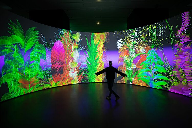 Digital Floralia de Miguel Chevalier