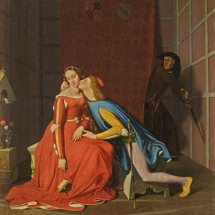 Le tableau d'Ingres, Paolo et Francesca, prêté au musée Delacroix